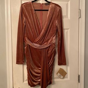 Velour dress
